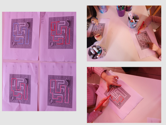 Χριστουγεννιάτικος λαβύρινθος